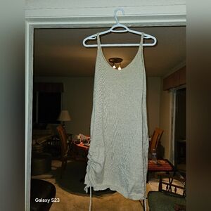 Shein sweater dress with cinching drawstrings